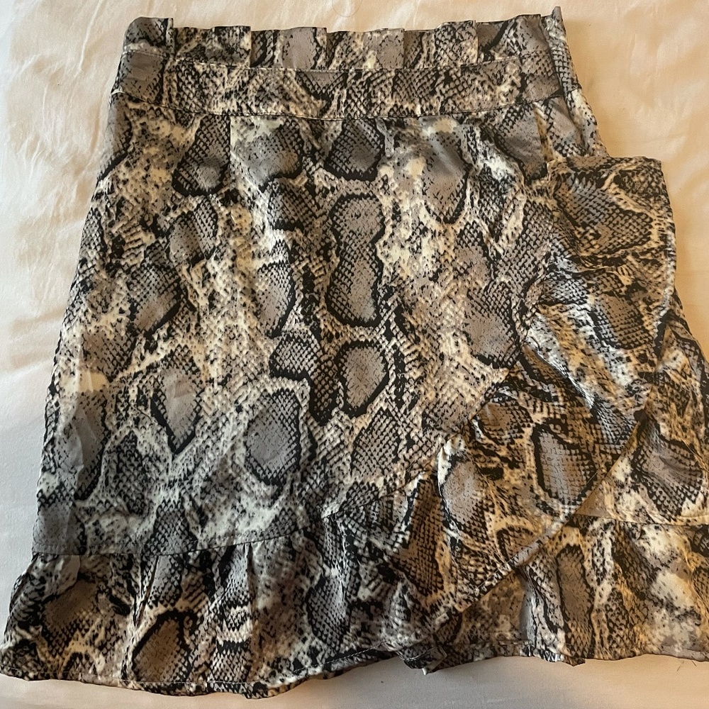 Snake skin skirt